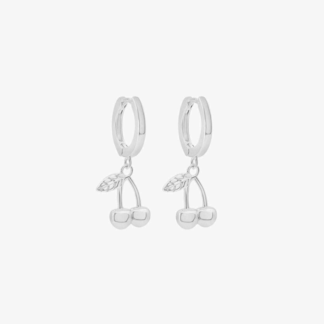 Cherry Bomb Hoop Earrings - Lucky Eleven Jewellery