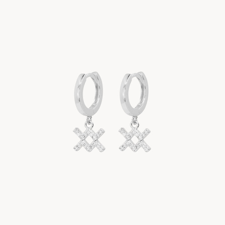 Crystal Zodiac Hoop Earrings - Lucky Eleven Jewellery