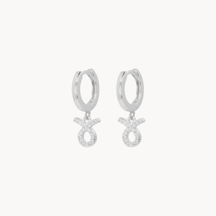 Crystal Zodiac Hoop Earrings - Lucky Eleven Jewellery