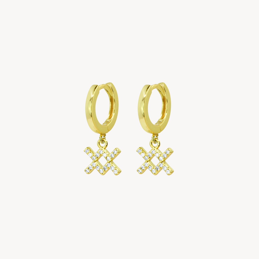 Crystal Zodiac Hoop Earrings - Lucky Eleven Jewellery