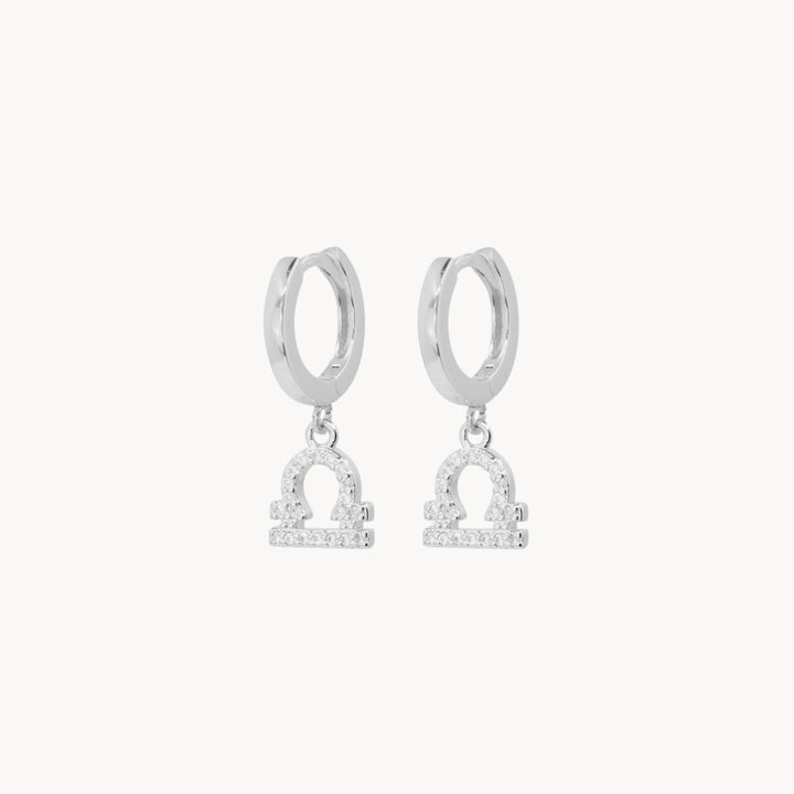 Crystal Zodiac Hoop Earrings - Lucky Eleven Jewellery