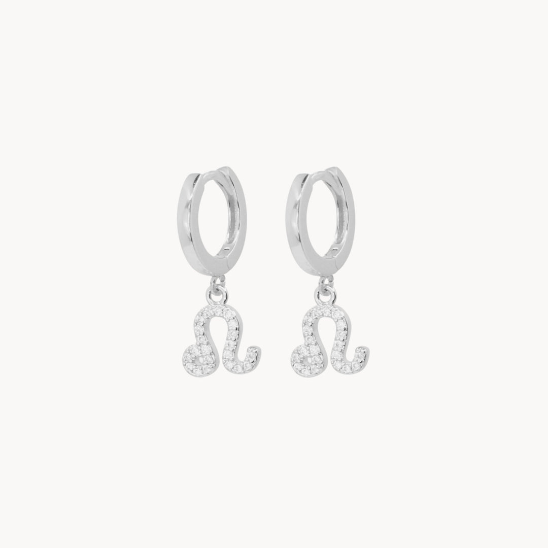 Crystal Zodiac Hoop Earrings - Lucky Eleven Jewellery