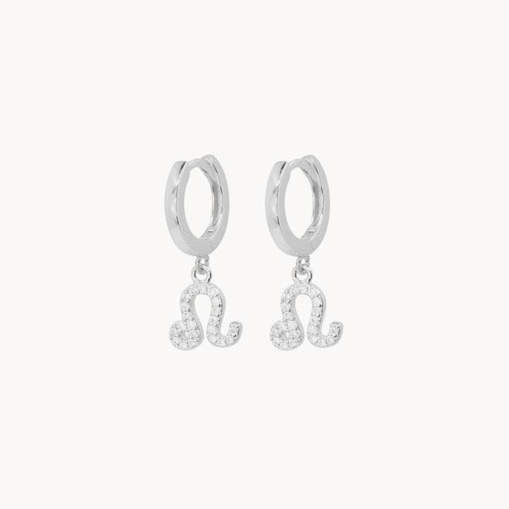 Crystal Zodiac Hoop Earrings - Lucky Eleven Jewellery