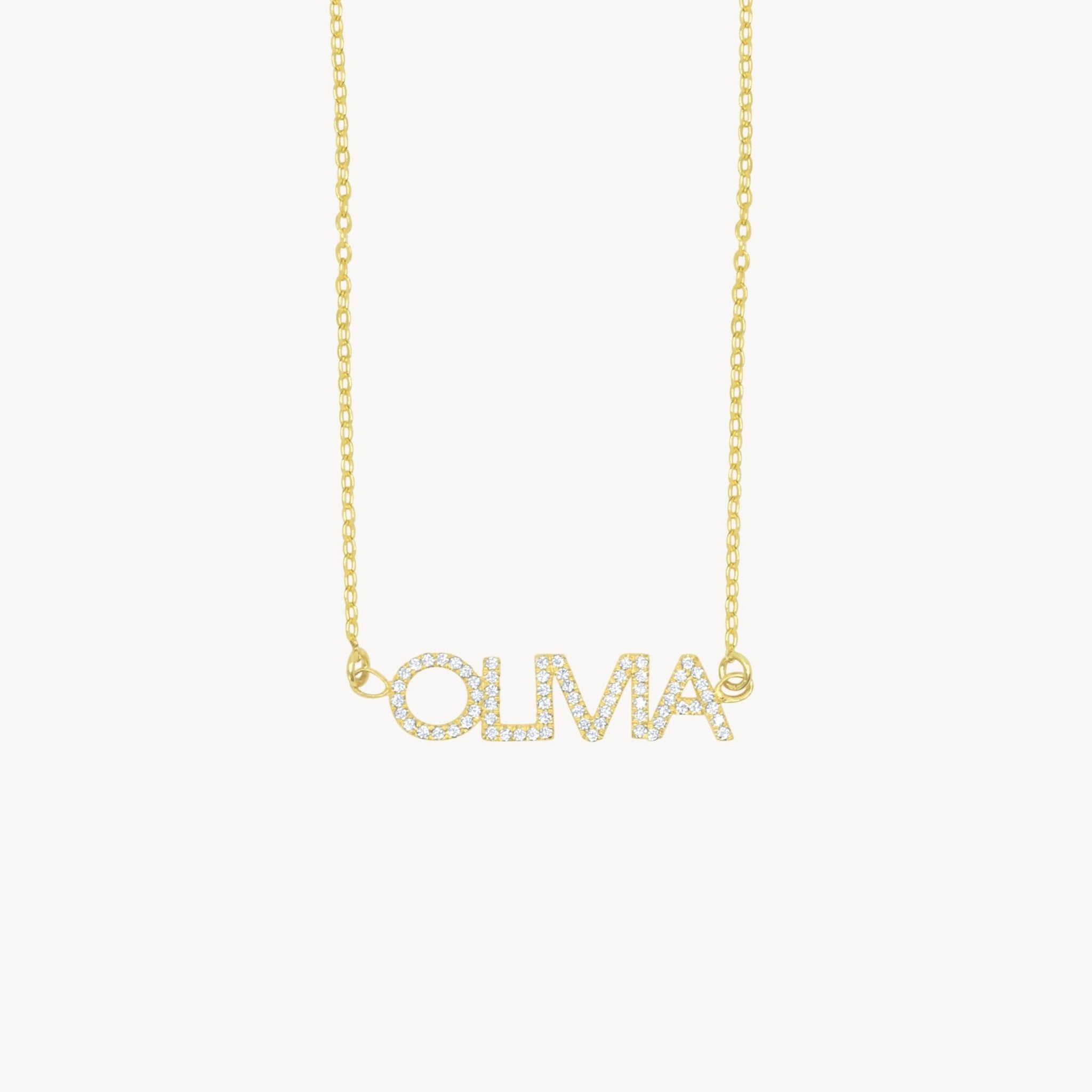 Lucky eleven store name necklace