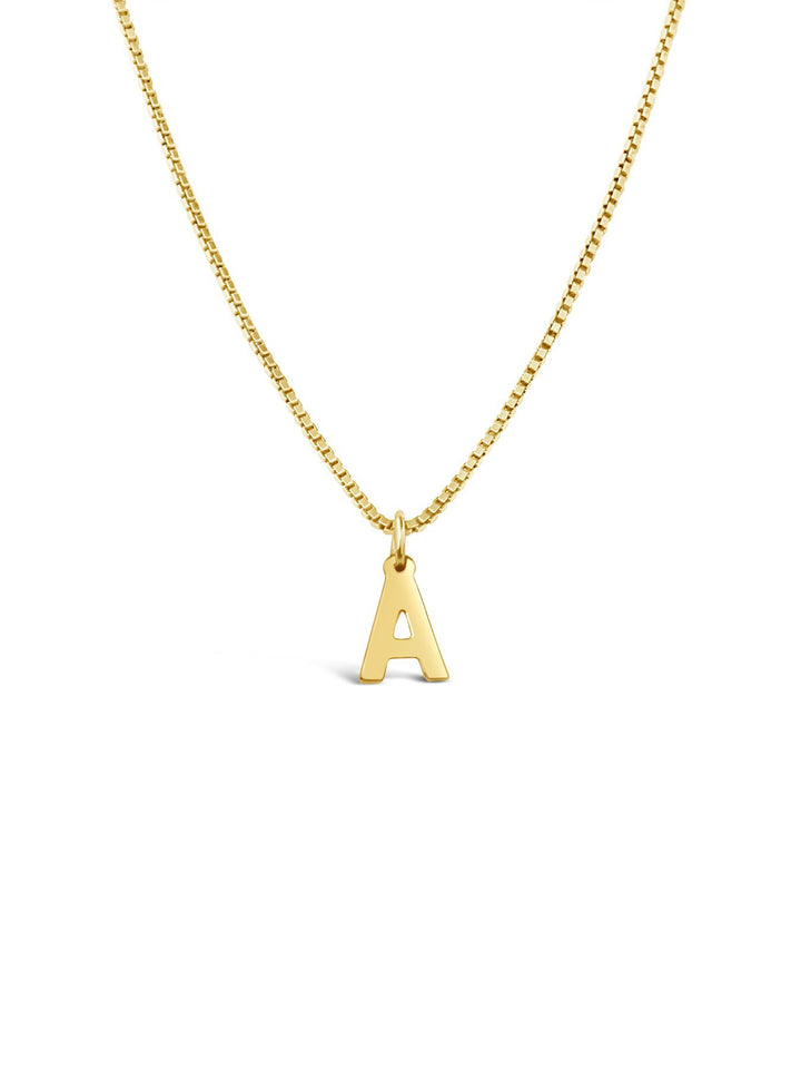 Tiny Letter Necklace - Classic - Lucky Eleven Jewellery