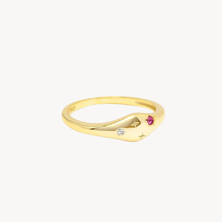 Zodiac Constellation Ring - Cancer - Lucky Eleven Jewellery